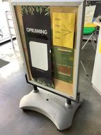Straatbord publiciteit rolbaar, Ophalen