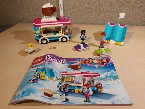 Lego friends 41319 - Wintersport chocoladewagen, Kinderen en Baby's, Speelgoed | Duplo en Lego, Gebruikt, Lego, Complete set, Ophalen of Verzenden