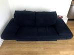 Rolf Benz zetels (donkerblauw Alcantara) : 2-zit + 3-zit, Huis en Inrichting, Ophalen, Gebruikt, Driepersoons, 75 tot 100 cm