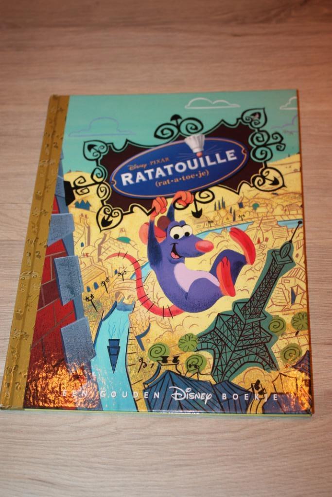 Een gouden Disney boekje , Ratatouile , als nieuw, Verzamelen, Disney, Zo goed als nieuw, Overige typen, Overige figuren, Ophalen of Verzenden