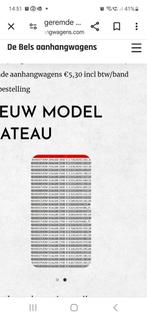 Aanhangwagen geremd occasie en nieuwe prijs op foto's, Ophalen, Zo goed als nieuw