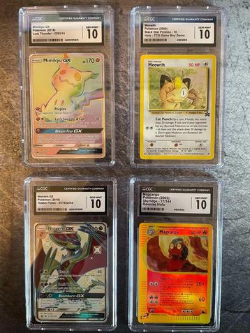 Pokemon - CGC - graded kaarten beschikbaar voor biedingen