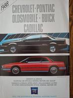 CHEVROLET-PONTIAC-OLDSMOBILE-BUICK-CADILLAC  1988, Boeken, Auto's | Folders en Tijdschriften, Ophalen of Verzenden, Nieuw, Chevrolet