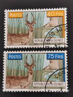 Guinée 1961 - animaux sauvages - reedbuck bohor - timbres en, Guinée, Affranchi, Enlèvement ou Envoi