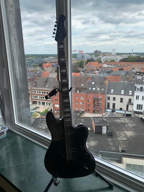 Harley benton JA-BA baritone, Muziek en Instrumenten, Snaarinstrumenten | Gitaren | Elektrisch, Zo goed als nieuw, Solid body
