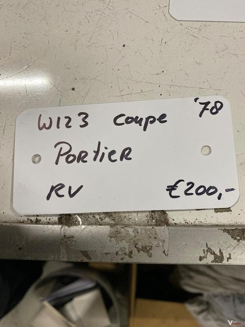 Mercedes W123 coupe 1978 Portier Rechtsvoor, Auto-onderdelen, Carrosserie, Deur, Gebruikt, Ophalen
