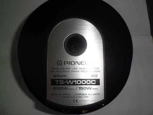 Pioneer TS-W1000C Caisson de basses 600 watts, diamètre 25 c, TV, Hi-fi & Vidéo, Enceintes, Utilisé, Subwoofer, 120 watts ou plus