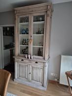 Vitrinekast landelijke stijl, Huis en Inrichting, Ophalen, 100 tot 150 cm, 200 cm of meer, Glas