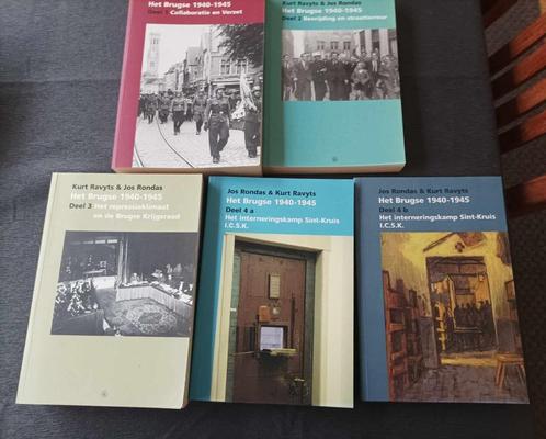 Het Brugse 1940-1945/ 5 delen/ Raveyts en Rondas, Livres, Histoire & Politique, Enlèvement ou Envoi