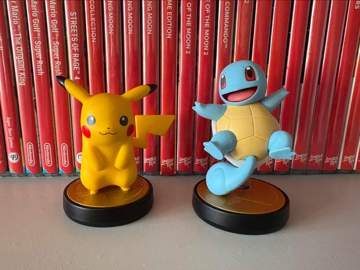 Amiibo Pikachu + Squirtle (Super Smash Bros), Games en Spelcomputers, Games | Nintendo Switch, Zo goed als nieuw, Ophalen of Verzenden