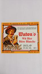 Watou's Wit Bier, etiket, (132), Verzamelen, Biermerken, Ophalen of Verzenden, Zo goed als nieuw