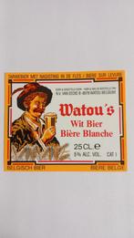 Bière Blanche de Watou, étiquette, (132), Comme neuf, Enlèvement ou Envoi