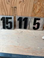 Vintage sport scorebord cijfers plexiglas – 19 stuks totaal, Envoi, Comme neuf