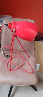 Rode tafellamp, Enlèvement, Utilisé, Métal, Moins de 50 cm