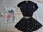 Set rokje, longsleeve en gilet 110-116, Kinderen en Baby's, Gebruikt, Meisje, Ophalen of Verzenden, Setje