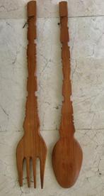 houten lepel en vork, Ophalen
