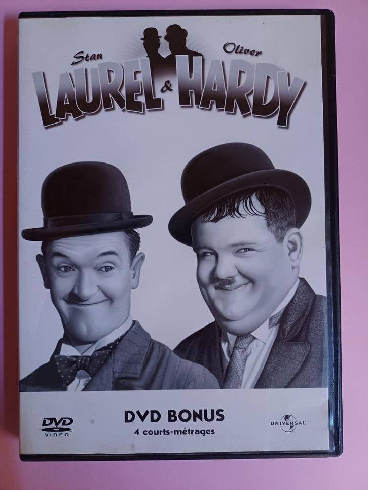 Dvd Laurel & Hardy 4 korte films, Cd's en Dvd's, Dvd's | Komedie, Zo goed als nieuw, Ophalen of Verzenden