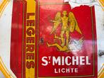 St. MICHEL emaille reclamebord 1954, Verzamelen, Ophalen of Verzenden, Reclamebord