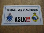 Touring Club Aslk Touring-Wegenhulp Sticker Festival van Vla, Verzamelen, Nieuw, Overige typen, Ophalen of Verzenden