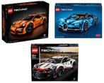 Trio Lego Technics : 2 x Porsche + 1 x Bugatti, sealed box !, Kinderen en Baby's, Speelgoed | Duplo en Lego, Nieuw, Complete set