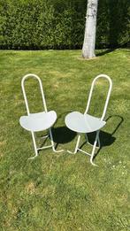 Gastone Rinaldi paperclip stoel, Huis en Inrichting, Stoelen, Ophalen, Gebruikt, Twee, Wit