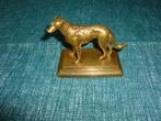 Vintage hond koperen beeld, Verzamelen, Ophalen of Verzenden, Dier