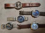 Verzameling herenhorloges, Fossil, diesel, invecta , citezen, Ophalen, Fossil