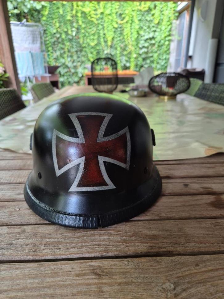 Motorhelm, Motoren, Kleding | Motorhelmen, Heren, Overige typen, L, Tweedehands, Verzenden