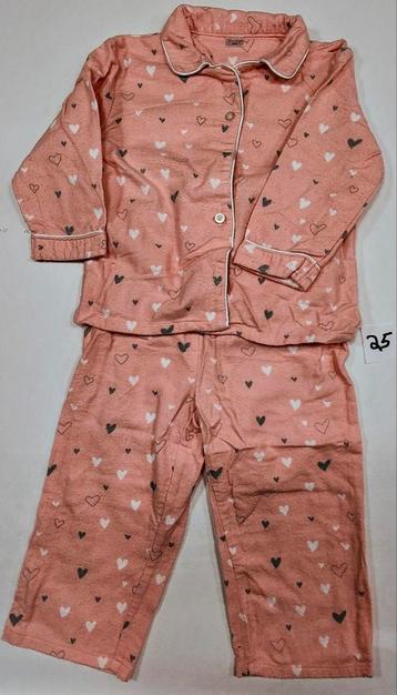 Pyjama flanel roze/meisje/maat 86-92 disponible aux enchères