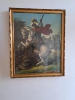 Saint-Georges terrassant le dragon - Sérigraphie en couleurs, Antiquités & Art, Enlèvement ou Envoi