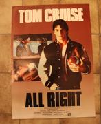 filmaffiche Tom Cruise All The Right Moves 1983 filmposter, Ophalen of Verzenden, A1 t/m A3, Zo goed als nieuw, Rechthoekig Staand