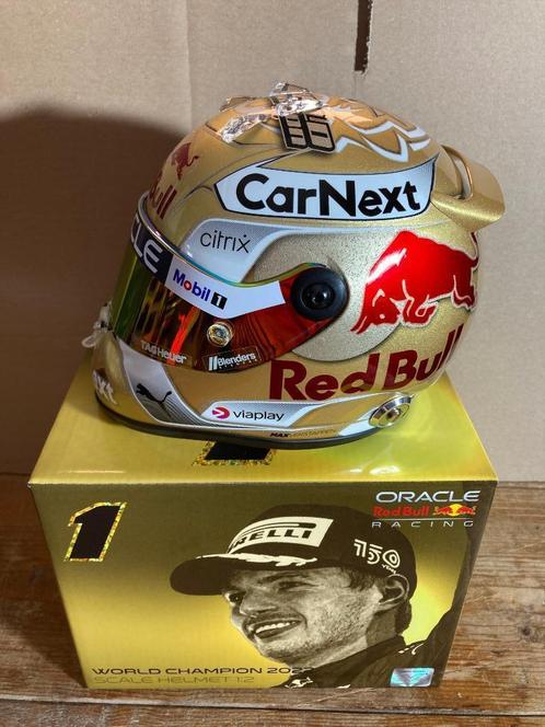 Max Verstappen 1:2 helm World Champion 2022 Red Bull RB18, Verzamelen, Automerken, Motoren en Formule 1, Nieuw, Formule 1, Ophalen of Verzenden
