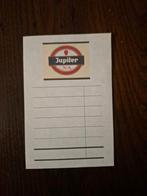Jupiler notitieboek, Verzamelen, Verzenden, Zo goed als nieuw, Overige typen, Jupiler