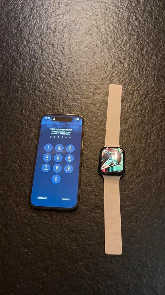 iPhone 14 PRO 128gb - gratis Apple Watch 7, Telecommunicatie, Mobiele telefoons | Hoesjes en Screenprotectors | Apple iPhone, Zo goed als nieuw
