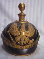 Duitse officiers pickelhaube artillerie vuurverguld TOP stuk, Ophalen of Verzenden