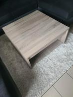 Vierkante salontafel 80x80, Huis en Inrichting, Ophalen, Gebruikt
