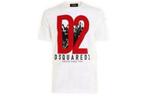 DSQUARED2 Dan-Fit Tshirt t-shirt Parties since 1964 maat S, Ophalen of Verzenden, Zo goed als nieuw, Maat 46 (S) of kleiner, Wit