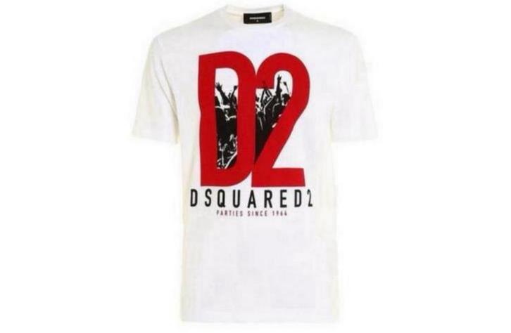 DSQUARED2 Dan-Fit Tshirt t-shirt Parties since 1964 maat S, Kleding | Heren, T-shirts, Zo goed als nieuw, Maat 46 (S) of kleiner