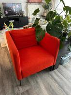 Oranje rode fauteuil IKEA, Ophalen, Minder dan 75 cm, Zo goed als nieuw, Modern