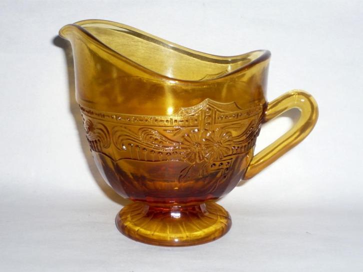 LUXVAL VAL ST. LAMBERT MELKKAN ARISTOCRATIC CA 1935, Antiek en Kunst, Antiek | Glaswerk en Kristal, Ophalen of Verzenden