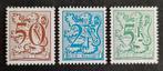 Belgique : COB 1958/60 ** Lion héraldique 1979., Neuf, Sans timbre, Timbre-poste, Enlèvement ou Envoi
