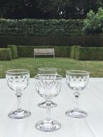 Set van 4 19de eeuwse Kristallen Glaasjes 3€/set, Ophalen