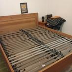 Complete bed incl. matras, Huis en Inrichting, Ophalen of Verzenden, Overige maten, Bruin, 220 cm