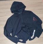 Sweat à Capuche Zippé Reebok 3XL - Bleu Marine/Bordeaux - Co, Ophalen, Zo goed als nieuw, Blauw