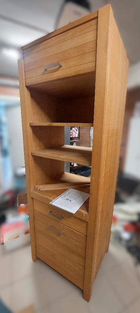 massieve kast, Huis en Inrichting, Kasten | Kleerkasten, Gebruikt, 200 cm of meer, 50 tot 100 cm, 50 tot 75 cm, Met lade(s), Met deur(en)