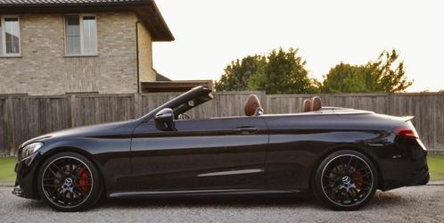 C43 AMG Cabrio 4-Matic C63 AMG LOOK "FULL BLACK-FULL OPTION-, Auto's, Mercedes-Benz, Bedrijf, Te koop, C-Klasse, 360° camera, 4x4