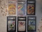 Lot van 6 graded Pokemon kaarten, Ophalen, Nieuw