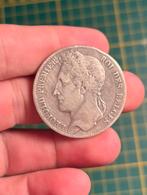 Zilveren munt - 1848 Leopold I, Zilver, Ophalen of Verzenden, Losse munt, Zilver