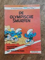 De Olympische Smurfen, 3 smurfenverhalen, Dupuis 1983, Eén stripboek, Ophalen of Verzenden, Gelezen, Peyo