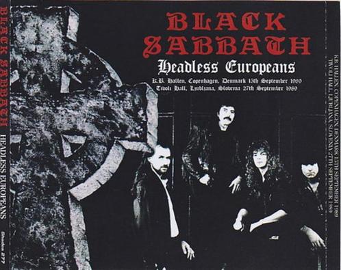 3 CD's  BLACK  SABBATH - Headless Europeans - Tour 1989, CD & DVD, CD | Hardrock & Metal, Neuf, dans son emballage, Envoi